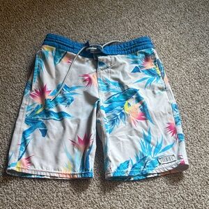 O'Neill Blue and Black Board Shorts